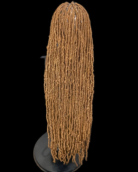 Brown Synthetic Crochet locs bundles