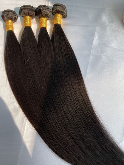 straight hair bundles 100% Human Hair